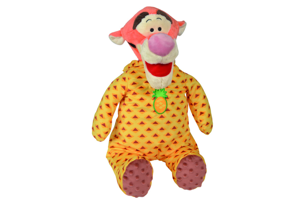  tigrou tigre maxi peluche ananas jaune 50 cm 